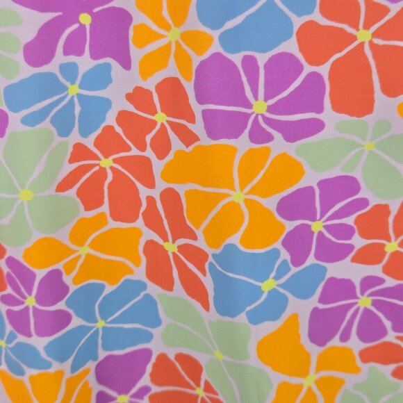 No Boundaries Size Med (7-9) Floral Print One Piece Cutout Front Adj Straps NWT - Picture 6 of 14